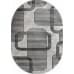 Ковер «Mega carving» d 465-light-gray